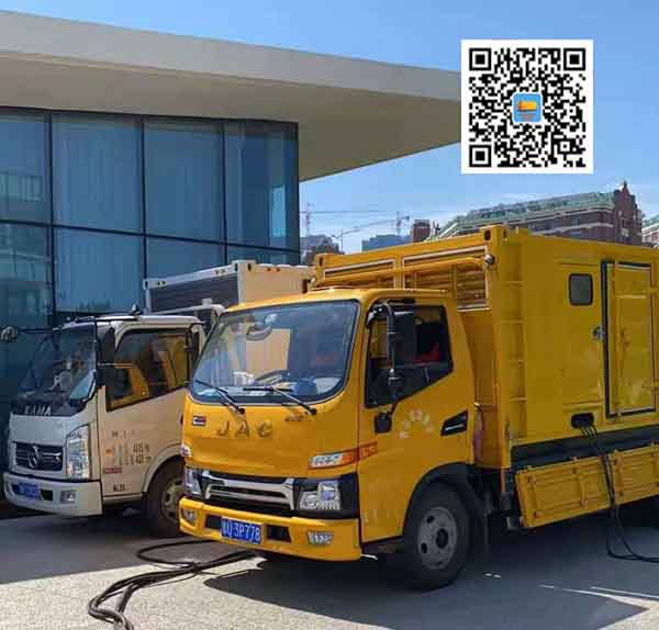 青湖路街道出租发电车